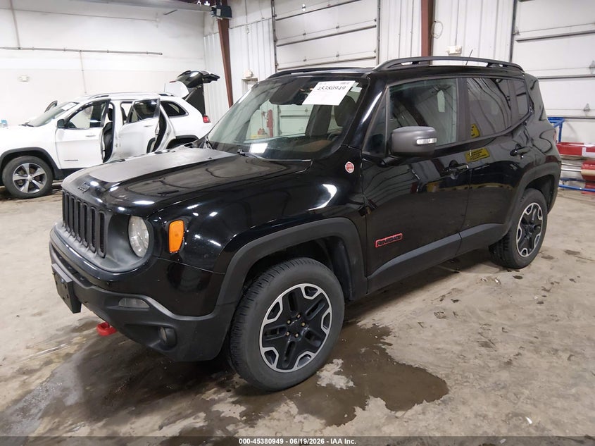 2016 Jeep Renegade VIN ZACCJBCT0GPD33671 IAAI salvage auction — HAIL, Salvage (Iowa), sold $2,225 on 2026-07-28 (photo 2)