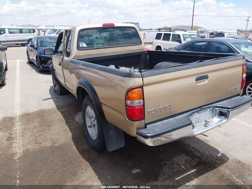2004 Toyota Tacoma VIN 5TESM92N74Z458442 IAAI salvage auction — FRONT END, Salvage (Texas), sold $1,625 on 2026-07-29 (photo 3)