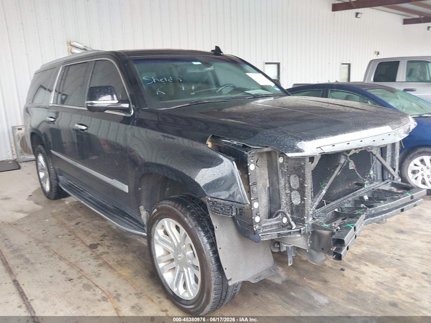 2019 Cadillac Escalade VIN 1GYS3GKJ5KR264337 IAAI salvage auction — FRONT END, Original (Texas), sold $9,100 on 2026-07-24 (photo 1)