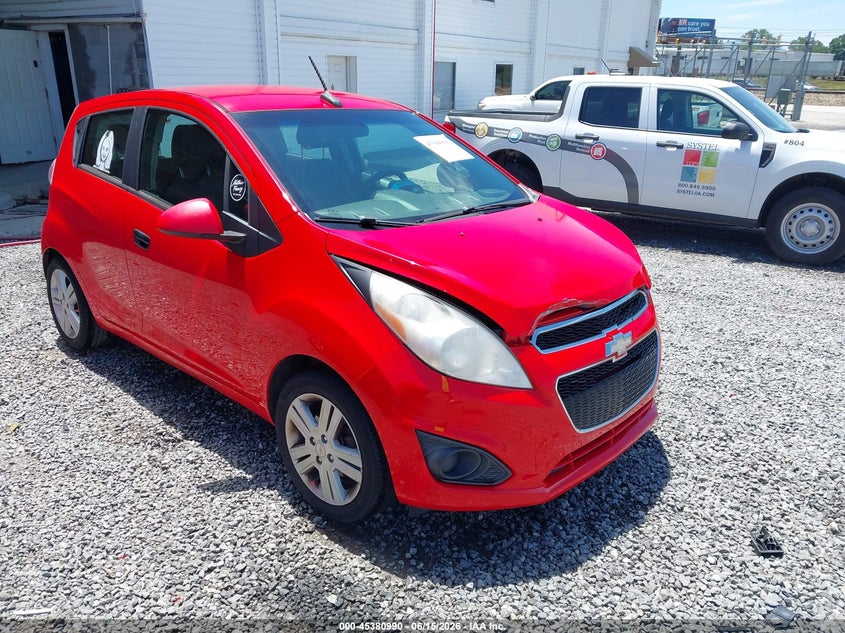 2014 Chevrolet Spark VIN KL8CD6S95EC454288 IAAI salvage auction — FRONT END, Salvage (North Carolina), sold $800 on 2026-07-31 (photo 1)