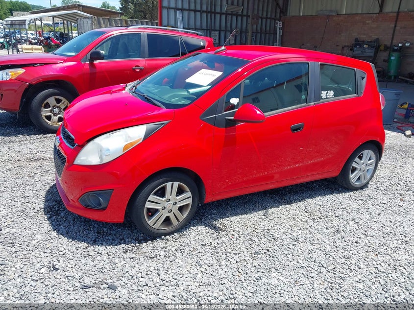 2014 Chevrolet Spark VIN KL8CD6S95EC454288 IAAI salvage auction — FRONT END, Salvage (North Carolina), sold $800 on 2026-07-31 (photo 2)