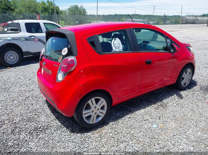 2014 Chevrolet Spark VIN KL8CD6S95EC454288 IAAI salvage auction — FRONT END, Salvage (North Carolina), sold $800 on 2026-07-31 (photo 4)