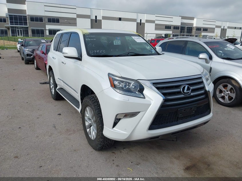 2018 Lexus Gx VIN JTJBM7FXXJ5189218 IAAI salvage auction — HAIL, Original (Texas), sold $22,400 on 2026-08-01 (photo 1)