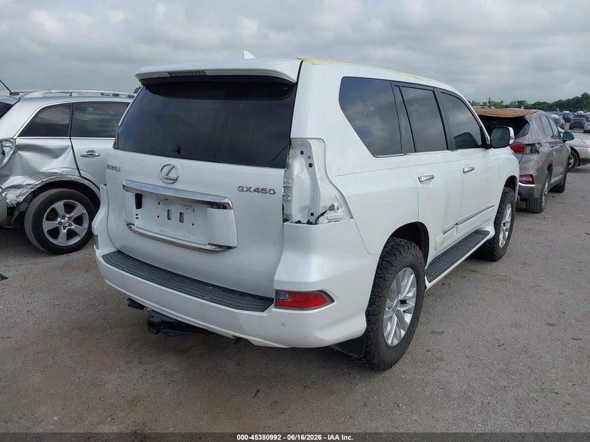 2018 Lexus Gx VIN JTJBM7FXXJ5189218 IAAI salvage auction — HAIL, Original (Texas), sold $22,400 on 2026-08-01 (photo 4)