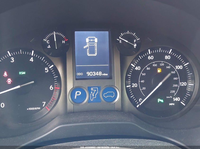 2018 Lexus Gx VIN JTJBM7FXXJ5189218 IAAI salvage auction — HAIL, Original (Texas), sold $22,400 on 2026-08-01 (photo 7)