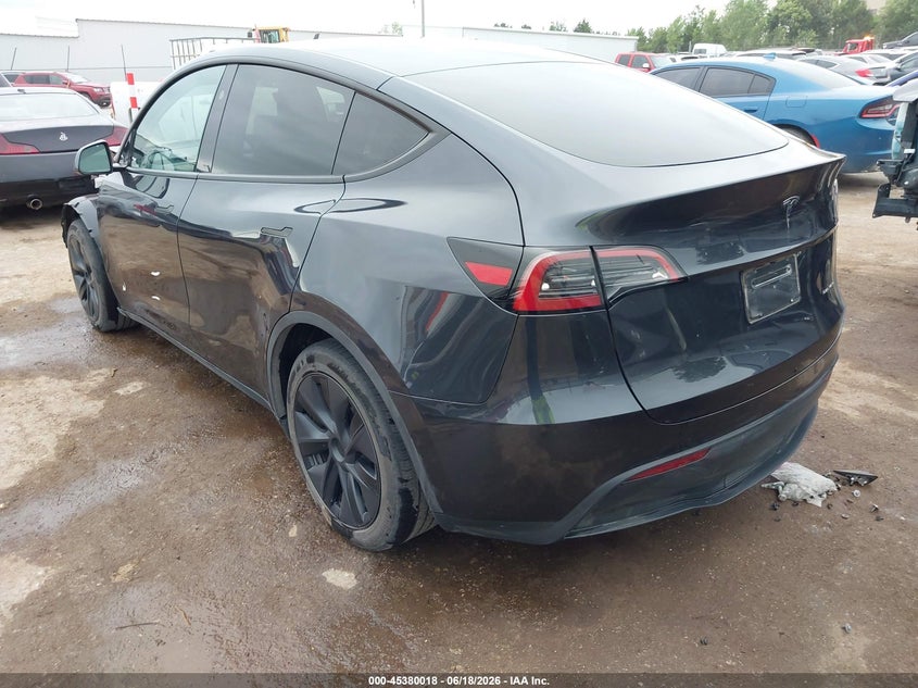 2025 Tesla Model y VIN 7SAYGAEEXSF308339 IAAI salvage auction — FRONT END, Salvage Title, sold $13,500 on 2026-09-11 (photo 3)