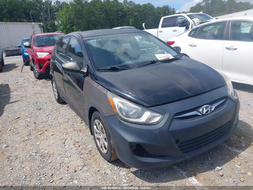 2013 Hyundai Accent VIN KMHCT5AE9DU094112 IAAI salvage auction — LEFT SIDE, Salvage (Georgia), sold $500 on 2026-07-14 (photo 1)