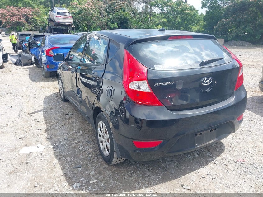 2013 Hyundai Accent VIN KMHCT5AE9DU094112 IAAI salvage auction — LEFT SIDE, Salvage (Georgia), sold $500 on 2026-07-14 (photo 3)
