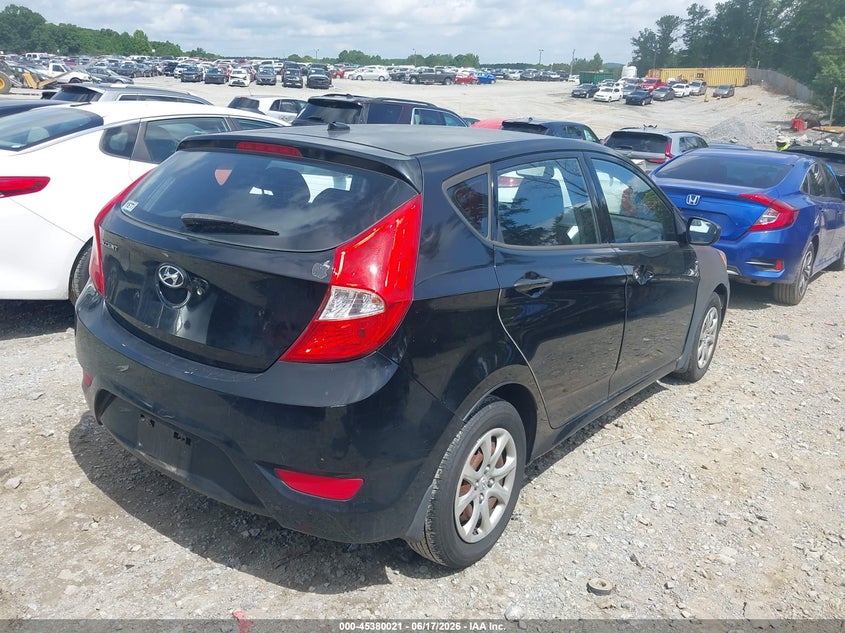 2013 Hyundai Accent VIN KMHCT5AE9DU094112 IAAI salvage auction — LEFT SIDE, Salvage (Georgia), sold $500 on 2026-07-14 (photo 4)
