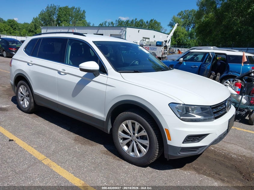 2018 Volkswagen Tiguan VIN 3VV2B7AXXJM173502 IAAI salvage auction — LEFT SIDE, Clear (Michigan), sold $5,250 on 2026-08-03 (photo 1)