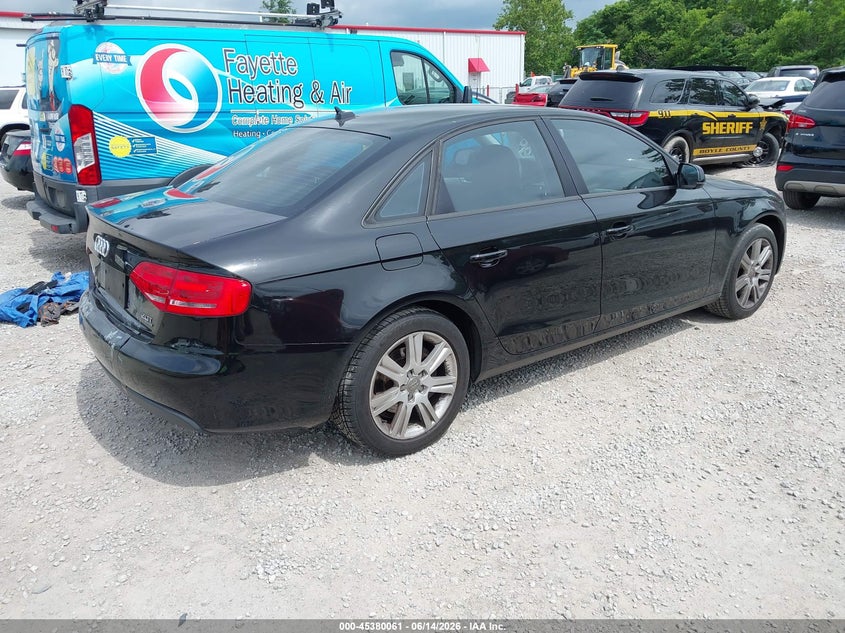 2010 Audi A4 VIN WAUBFAFL9AN029643 IAAI salvage auction — REAR END, Salvage (Kentucky), sold $775 on 2026-07-29 (photo 4)