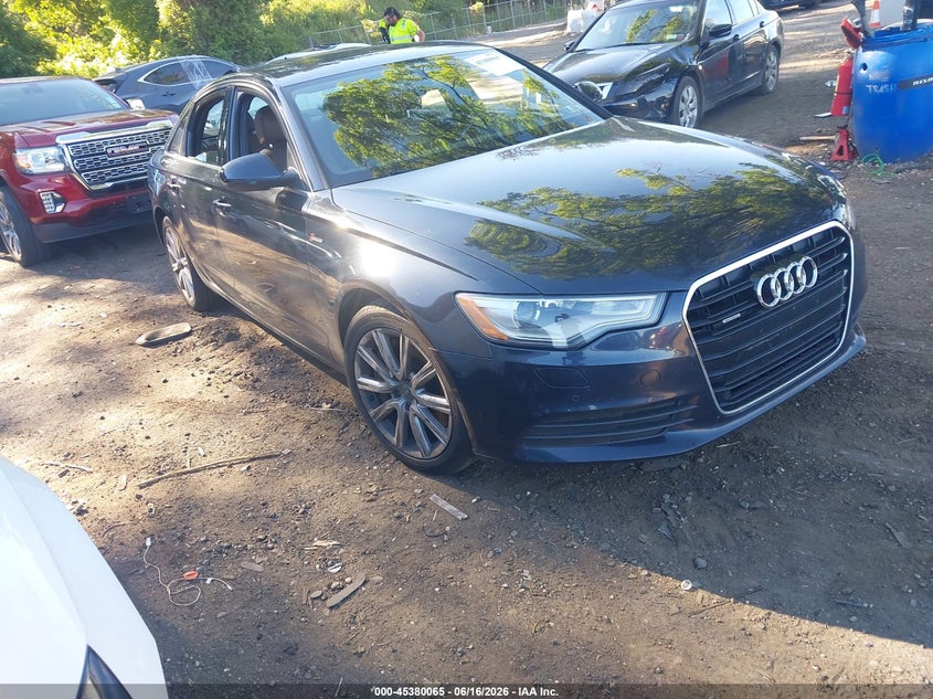 2014 Audi A6 VIN WAUFGAFC2EN102064 IAAI salvage auction — UNDERCARRIAGE, Mv-907A (New York), sold $775 on 2026-07-07 (photo 1)