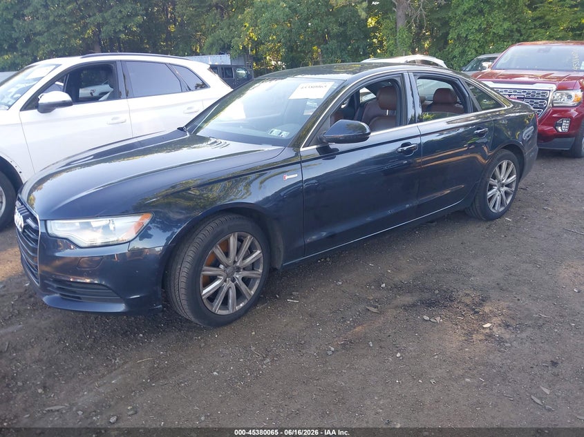 2014 Audi A6 VIN WAUFGAFC2EN102064 IAAI salvage auction — UNDERCARRIAGE, Mv-907A (New York), sold $775 on 2026-07-07 (photo 2)