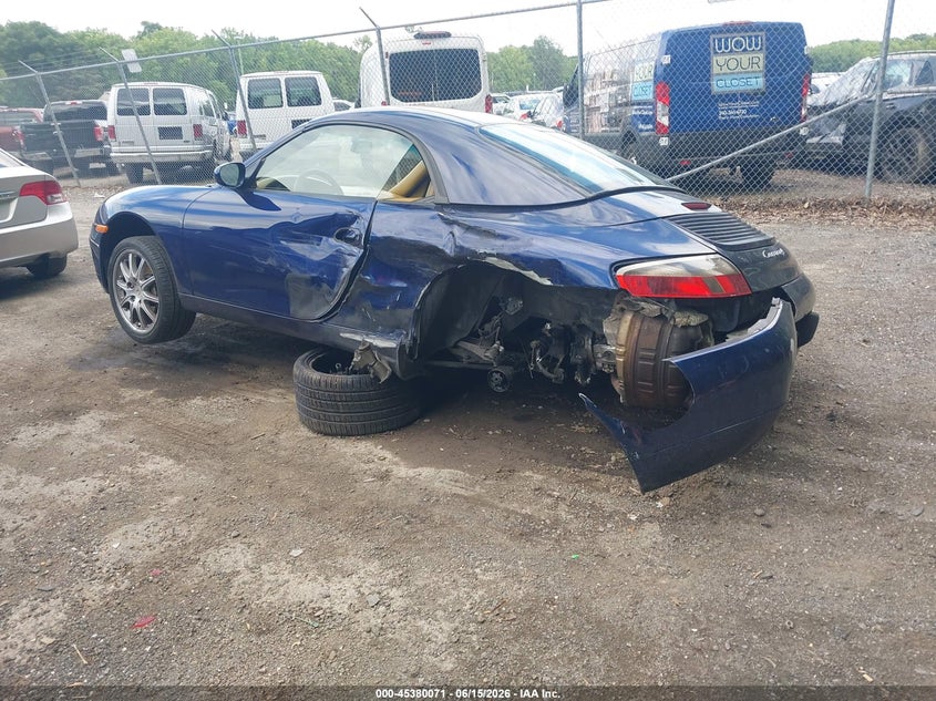 2001 Porsche 911 VIN WP0CA29971S652725 IAAI salvage auction — LEFT SIDE, Salvage - Greater Than 75% (Maryland), sold $7,200 on 2026-07-28 (photo 3)