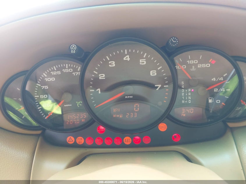 2001 Porsche 911 VIN WP0CA29971S652725 IAAI salvage auction — LEFT SIDE, Salvage - Greater Than 75% (Maryland), sold $7,200 on 2026-07-28 (photo 7)
