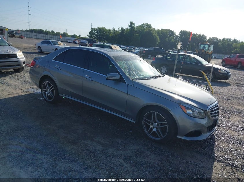 2014 Mercedes-benz E-klasse VIN WDDHF8JB8EB017906 IAAI salvage auction — LEFT FRONT, Salvage (Georgia), sold $2,750 on 2026-07-20 (photo 1)