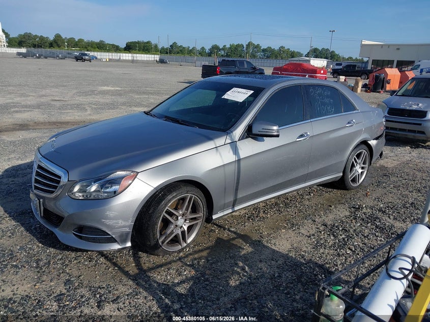 2014 Mercedes-benz E-klasse VIN WDDHF8JB8EB017906 IAAI salvage auction — LEFT FRONT, Salvage (Georgia), sold $2,750 on 2026-07-20 (photo 2)