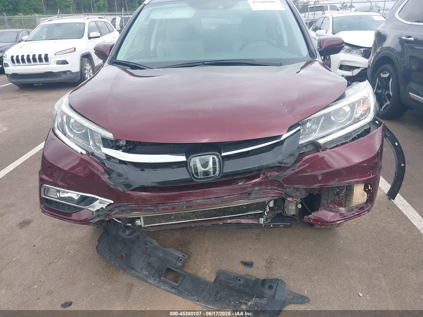 2016 Honda Cr-v VIN 5J6RM3H91GL013634 IAAI salvage auction — FRONT END, Salvage (South Carolina), sold $4,350 on 2026-07-19 (photo 6)