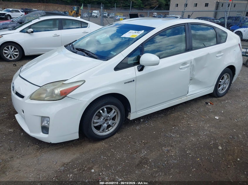 2011 Toyota Prius VIN JTDKN3DU0B1386456 IAAI salvage auction — SIDE, Salvage (Massachusetts), sold $1,250 on 2026-07-24 (photo 2)