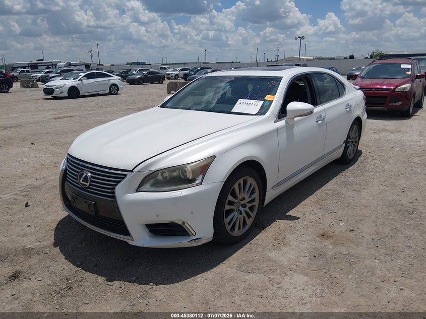 2013 Lexus Ls VIN JTHBL5EF9D5124673 IAAI salvage auction — REAR END, Original (Texas), sold $7,025 on 2026-08-19 (photo 2)