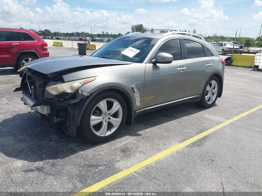 2011 Infiniti Fx35 VIN JN8AS1MU1BM711076 IAAI salvage auction — FRONT END, Rebuildable (Florida), sold $450 on 2026-07-09 (photo 2)