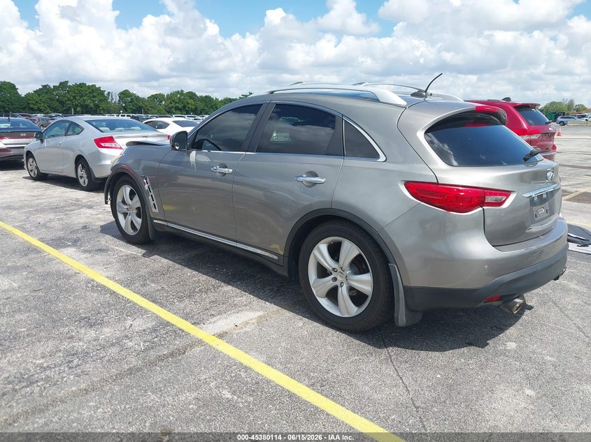 2011 Infiniti Fx35 VIN JN8AS1MU1BM711076 IAAI salvage auction — FRONT END, Rebuildable (Florida), sold $450 on 2026-07-09 (photo 3)