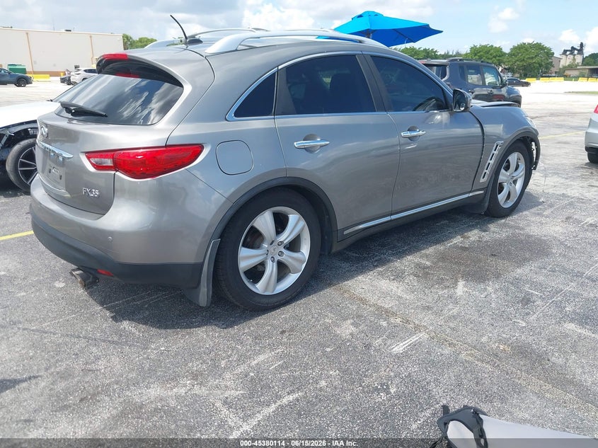 2011 Infiniti Fx35 VIN JN8AS1MU1BM711076 IAAI salvage auction — FRONT END, Rebuildable (Florida), sold $450 on 2026-07-09 (photo 4)