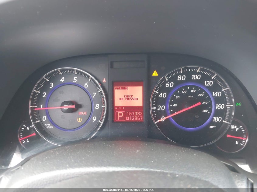 2011 Infiniti Fx35 VIN JN8AS1MU1BM711076 IAAI salvage auction — FRONT END, Rebuildable (Florida), sold $450 on 2026-07-09 (photo 7)