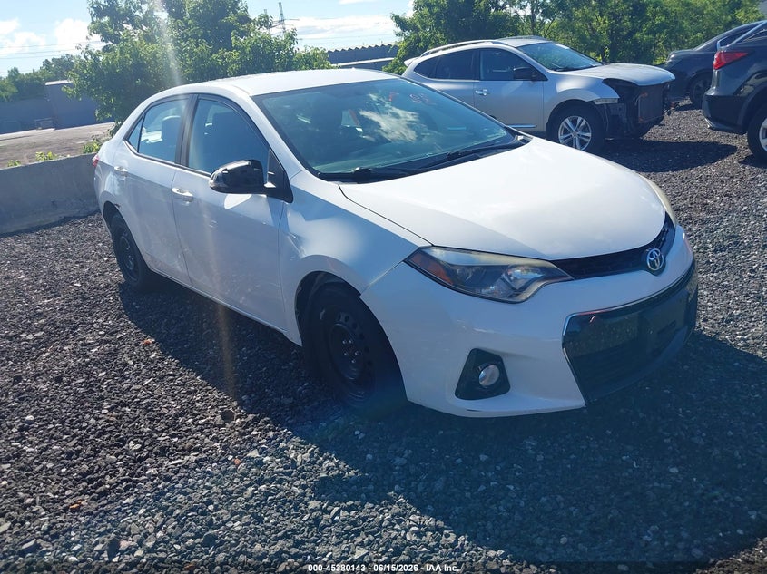 2016 Toyota Corolla VIN 5YFBURHE3GP461288 IAAI salvage auction — NORMAL WEAR, Clear (New York), sold $2,600 on 2026-07-07 (photo 1)