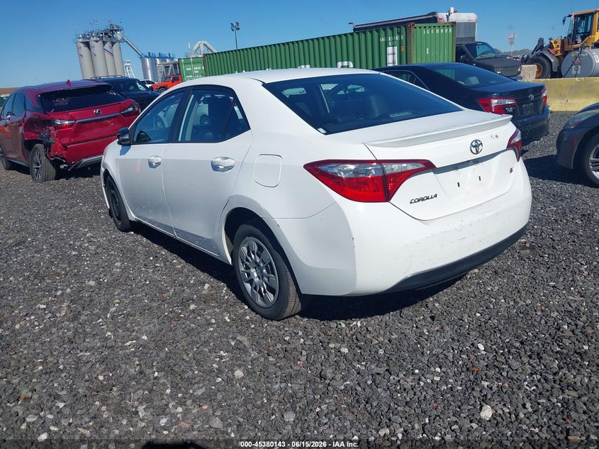 2016 Toyota Corolla VIN 5YFBURHE3GP461288 IAAI salvage auction — NORMAL WEAR, Clear (New York), sold $2,600 on 2026-07-07 (photo 3)