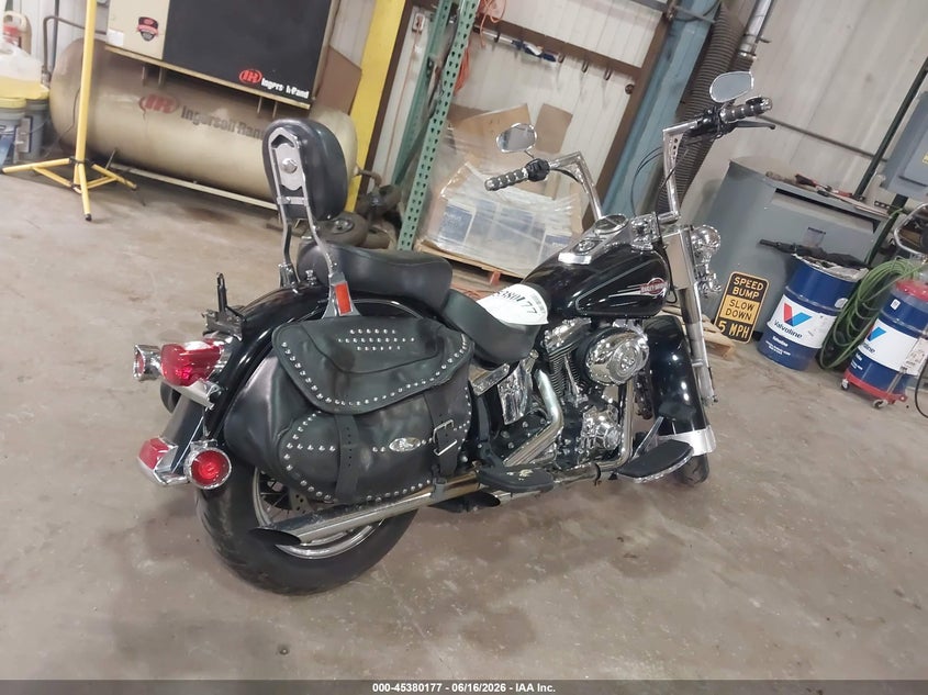 2008 Harley-davidson Flstc VIN 1HD1BW5118Y086482 IAAI salvage auction — LEFT SIDE, Clear (Indiana), sold $925 on 2026-09-23 (photo 4)