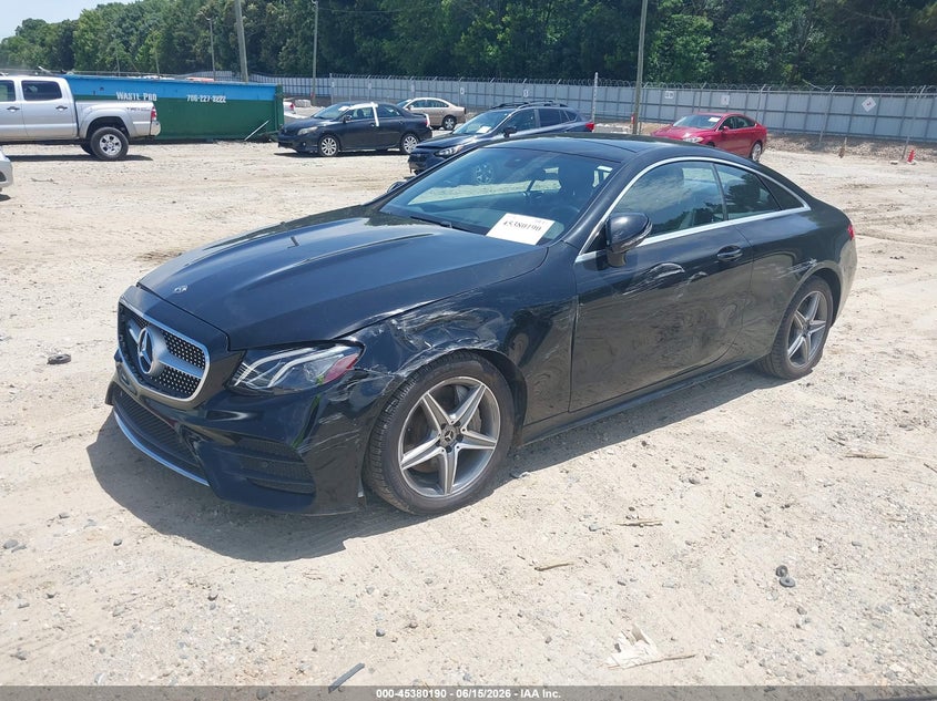 2018 Mercedes-benz E-klasse VIN WDD1J6GB1JF019611 IAAI salvage auction — FRONT END, Salvage (Georgia), sold $10,300 on 2026-08-02 (photo 2)