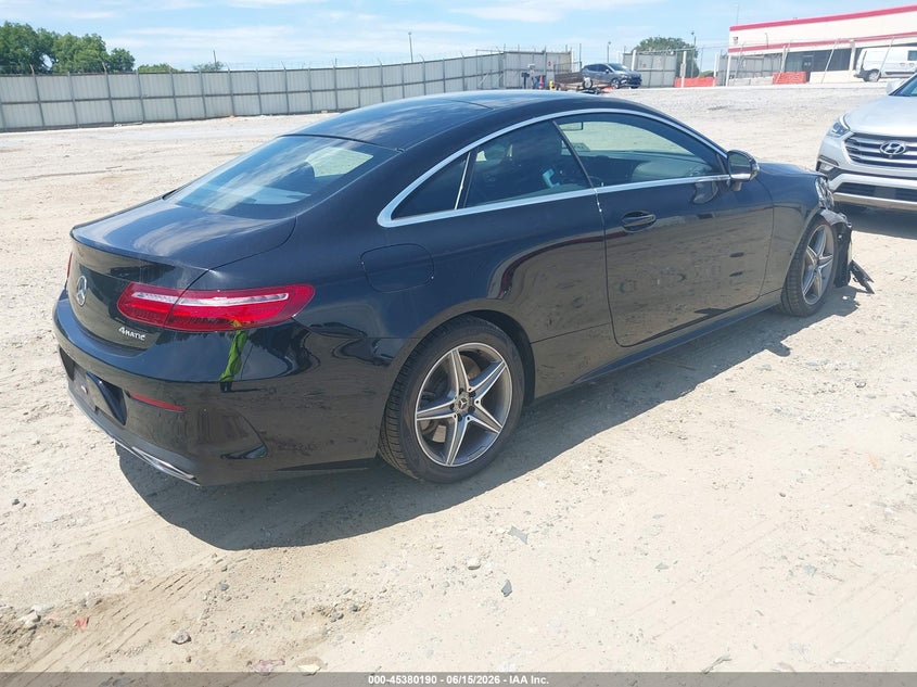 2018 Mercedes-benz E-klasse VIN WDD1J6GB1JF019611 IAAI salvage auction — FRONT END, Salvage (Georgia), sold $10,300 on 2026-08-02 (photo 4)