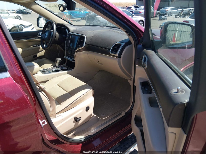 2017 Jeep Grand cherokee VIN 1C4RJFCG9HC676697 IAAI salvage auction — FRONT END, Salvage Title, sold $3,500 on 2026-07-22 (photo 5)
