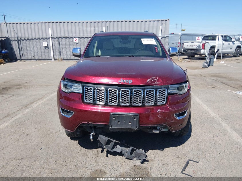 2017 Jeep Grand cherokee VIN 1C4RJFCG9HC676697 IAAI salvage auction — FRONT END, Salvage Title, sold $3,500 on 2026-07-22 (photo 6)