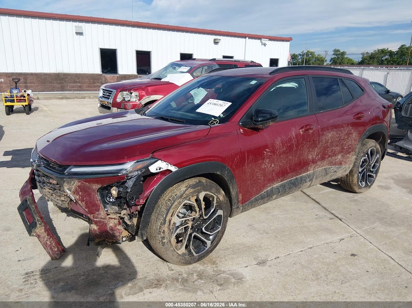 2025 Chevrolet Trax VIN KL77LJEP1SC183084 IAAI salvage auction — LEFT FRONT, Salvage (Missouri), sold $5,000 on 2026-07-28 (photo 2)