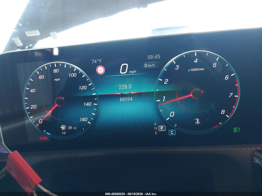 2019 Mercedes-benz A-klasse VIN WDD3G4EBXKW001222 IAAI salvage auction — RIGHT FRONT, Salvage Title, sold $8,300 on 2026-07-21 (photo 7)