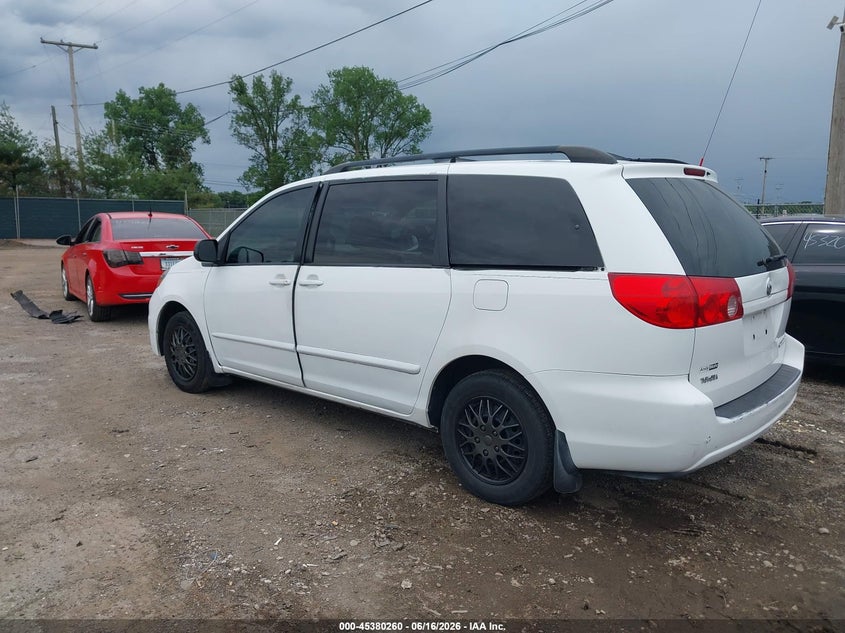 2010 Toyota Sienna VIN 5TDKK4CC2AS340863 IAAI salvage auction — RIGHT SIDE, Clear (Indiana), sold $650 on 2026-07-14 (photo 3)