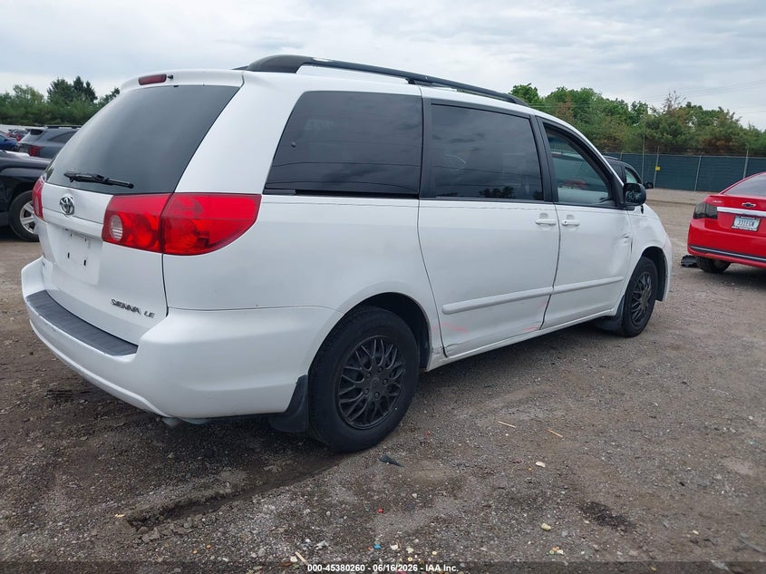 2010 Toyota Sienna VIN 5TDKK4CC2AS340863 IAAI salvage auction — RIGHT SIDE, Clear (Indiana), sold $650 on 2026-07-14 (photo 4)