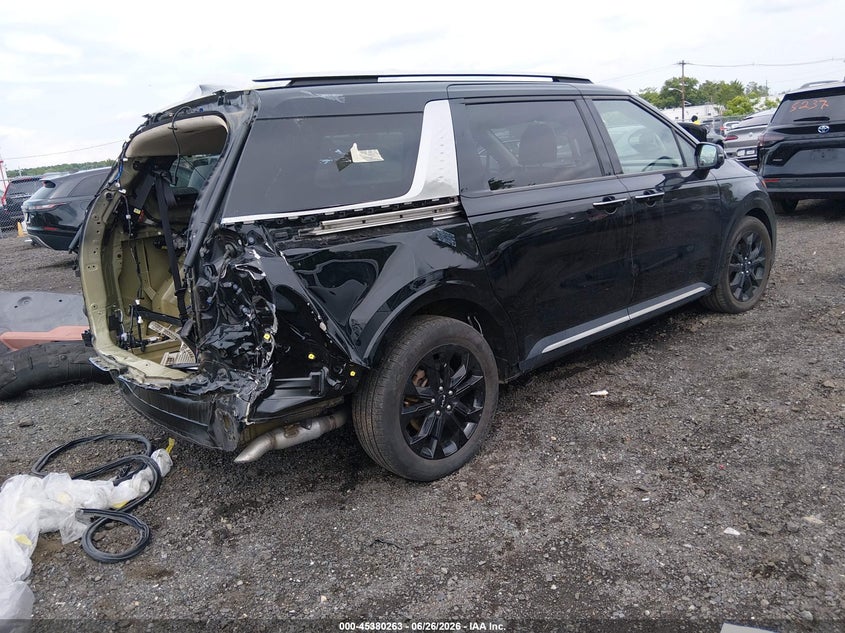 2024 Kia Carnival VIN KNDNE5H31R6355448 IAAI salvage auction — REAR END, Salvage (New Jersey), sold $7,400 on 2026-07-29 (photo 4)