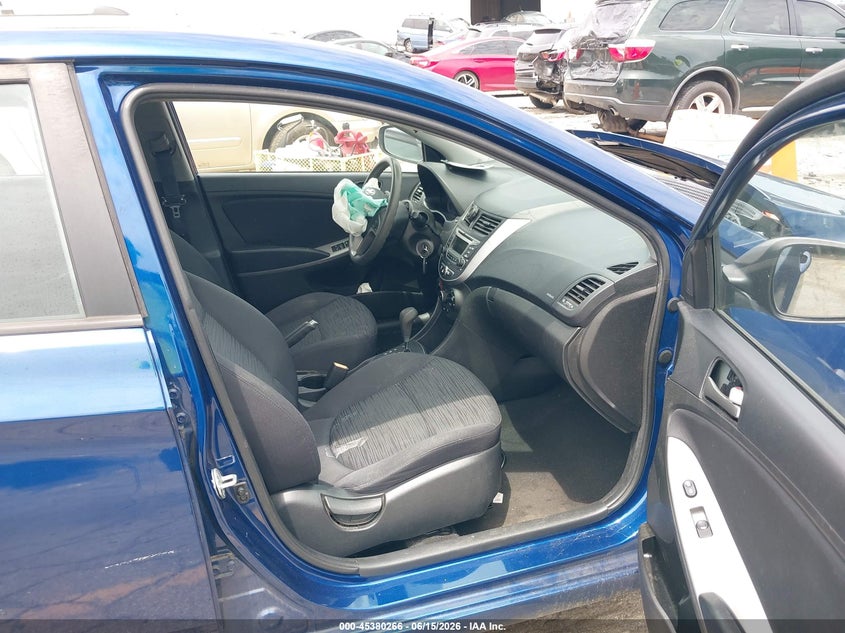 2017 Hyundai Accent VIN KMHCT5AE9HU335298 IAAI salvage auction — FRONT END, Salvage (Georgia), sold $600 on 2026-07-15 (photo 5)
