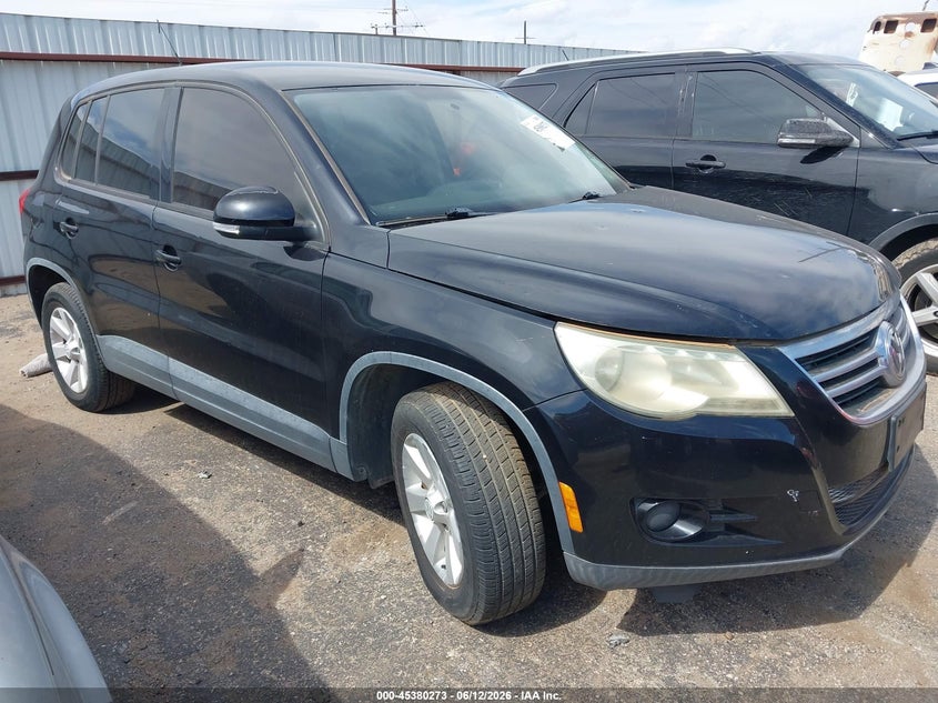 2009 Volkswagen Tiguan VIN WVGAV75N89W523436 IAAI salvage auction — NORMAL WEAR, Original (Texas), sold $175 on 2026-07-14 (photo 1)