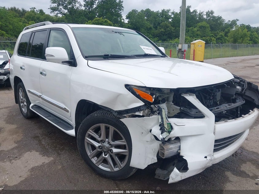 2015 Lexus Lx VIN JTJHY7AX8F4164403 IAAI salvage auction — FRONT END, Salvage (Louisiana), sold $18,700 on 2026-07-19 (photo 1)