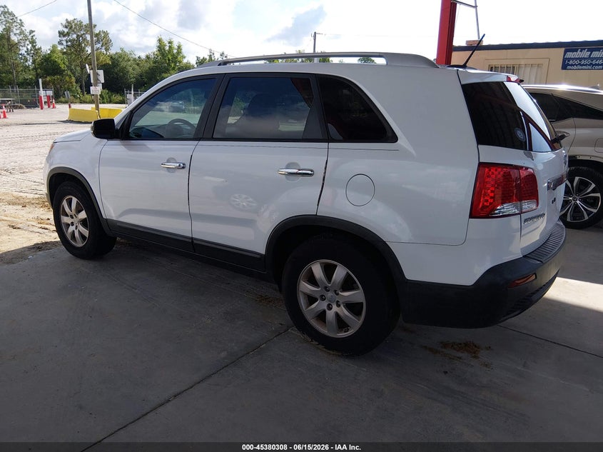 2013 Kia Sorento VIN 5XYKT3A69DG377821 IAAI salvage auction — NORMAL WEAR, Clear (Florida), sold $950 on 2026-07-14 (photo 3)