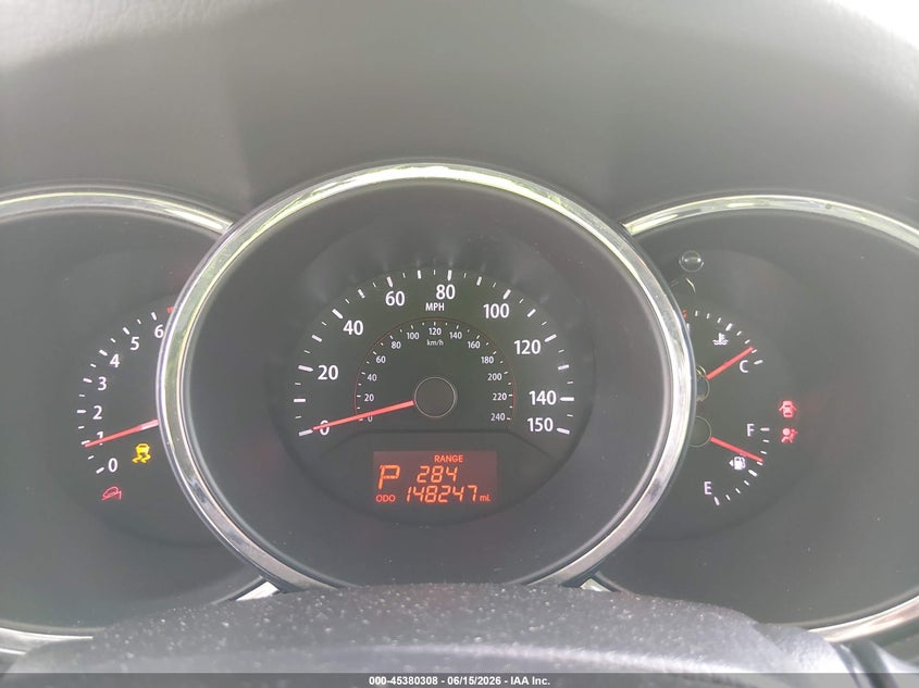 2013 Kia Sorento VIN 5XYKT3A69DG377821 IAAI salvage auction — NORMAL WEAR, Clear (Florida), sold $950 on 2026-07-14 (photo 7)
