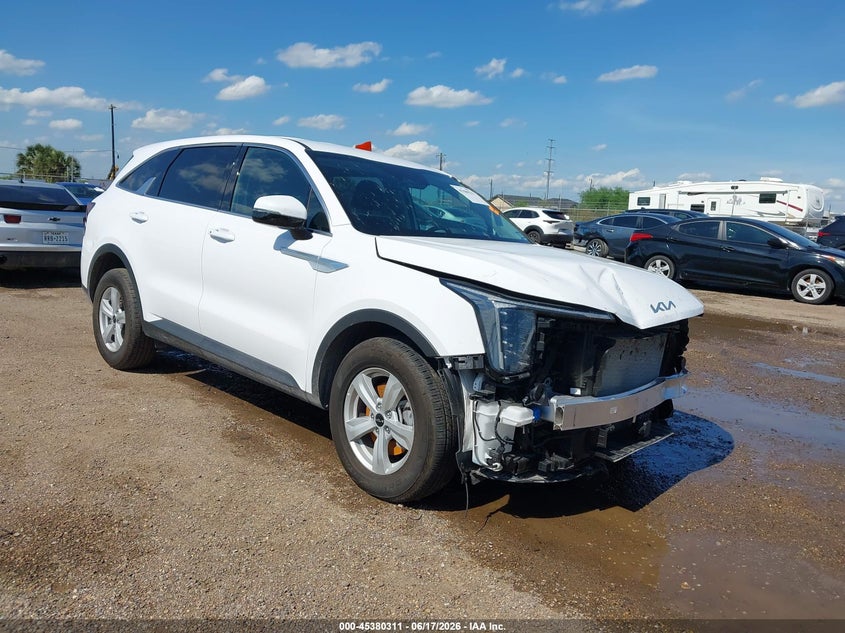 2025 Kia Sorento VIN 5XYRG4JCXSG398575 — IAAI salvage auction photo