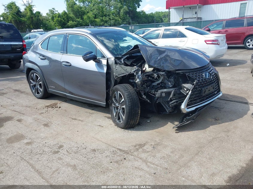 2019 Lexus Ux VIN JTHU9JBH4K2005286 IAAI salvage auction — FRONT END, Salvage Title, sold $2,050 on 2026-07-30 (photo 1)