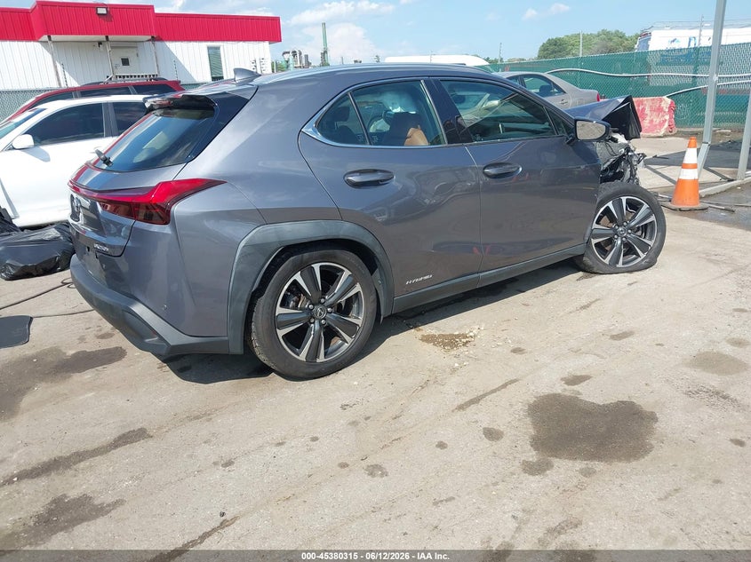 2019 Lexus Ux VIN JTHU9JBH4K2005286 IAAI salvage auction — FRONT END, Salvage Title, sold $2,050 on 2026-07-30 (photo 4)