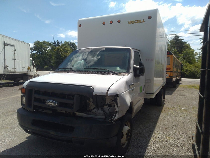 2013 Ford VIN 1FDXE4FL3DDA89680 IAAI salvage auction — FRONT END, Salvage Title, sold $850 on 2026-08-15 (photo 1)
