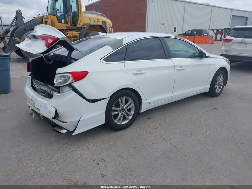 2017 Hyundai Sonata VIN 5NPE24AF8HH544531 IAAI salvage auction — REAR END, Salvage (Ohio), sold $2,000 on 2026-07-20 (photo 4)